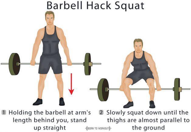 Barbell Hack Squat How To Do Benefits Proper Form Video Pictures 